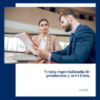 Venta especializada de productos y servicios.